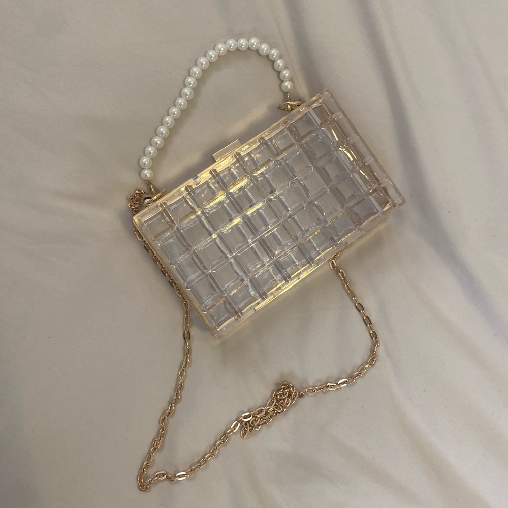 clear box purse